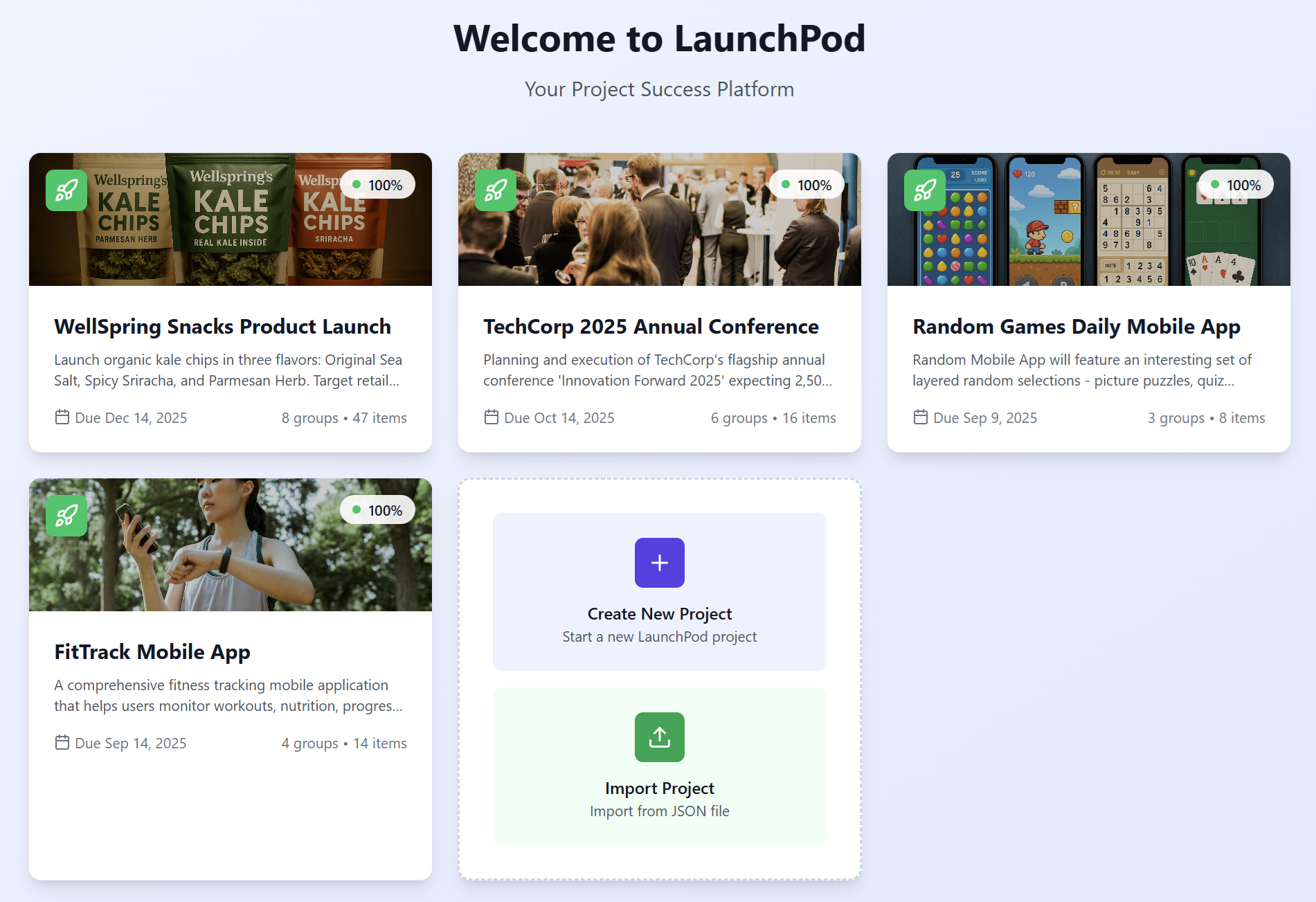 LaunchPod Dashboard